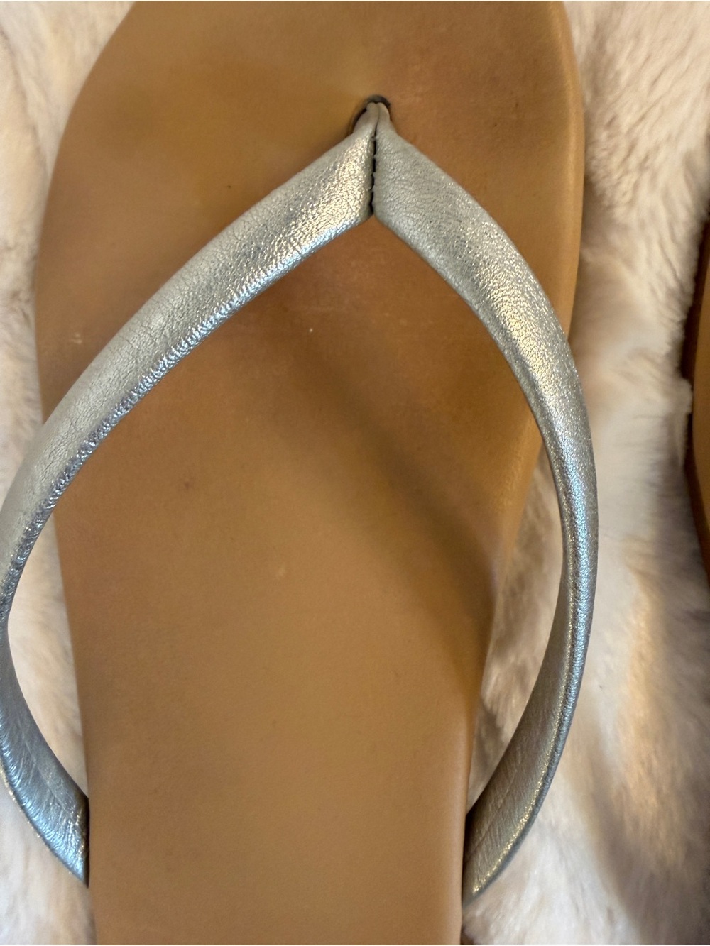 Beek Sunbeam sandals in silver, size 5 - Picture 5 of 7